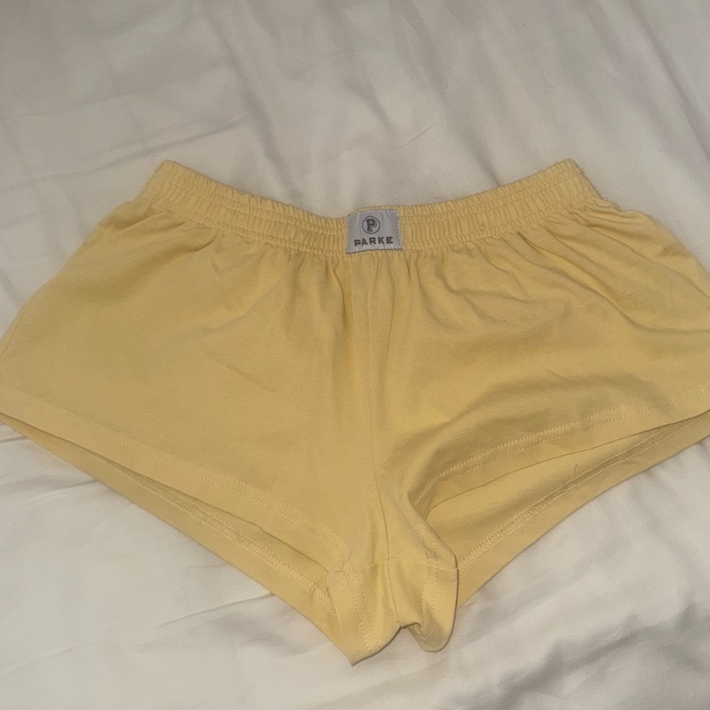 Butter Yellow PARKE Shorts